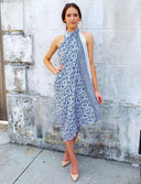 Abstract Blue Sarong