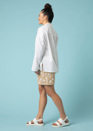 Relaxed Boyfriend Shirt - White