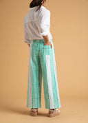 Shore Pant - Mixed Up Stripe - Seaglass & Cerulean