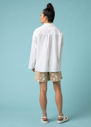 Relaxed Boyfriend Shirt - White