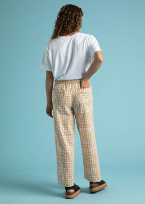 Shore Pant - Messy Dots Baked Clay