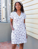Alyssa Organic Wrap Dress