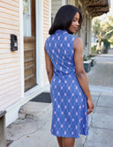 Anchor Away Wrap Dress