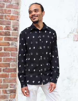 Apollo Men's Button Down Shirt- FINAL SALE