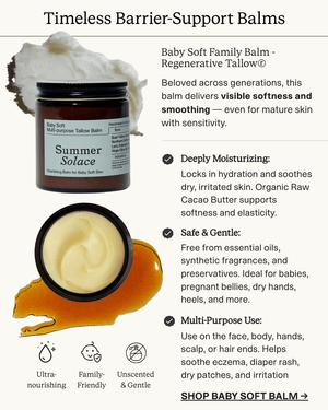 Baby Soft Family Balm – Gentle & Nourishing | Unscented, Leaf Lard & Cacao