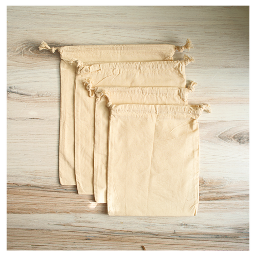 Cotton Produce Bags (Set of 4)