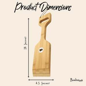 Bamboo 3-in-1 Grill Scraper, Spatula & Bottle Opener