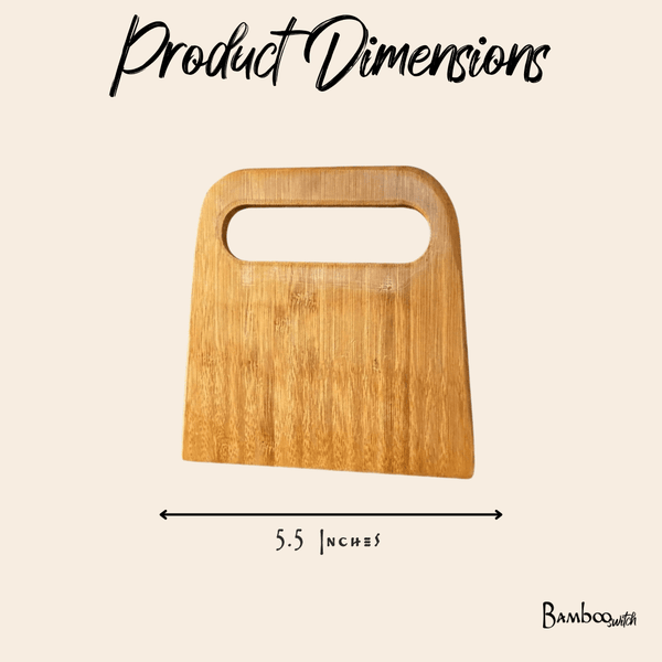 Bamboo Baking Bench & Dough Scraper