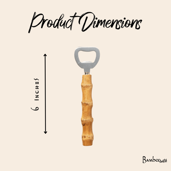 Bamboo Bottle Opener