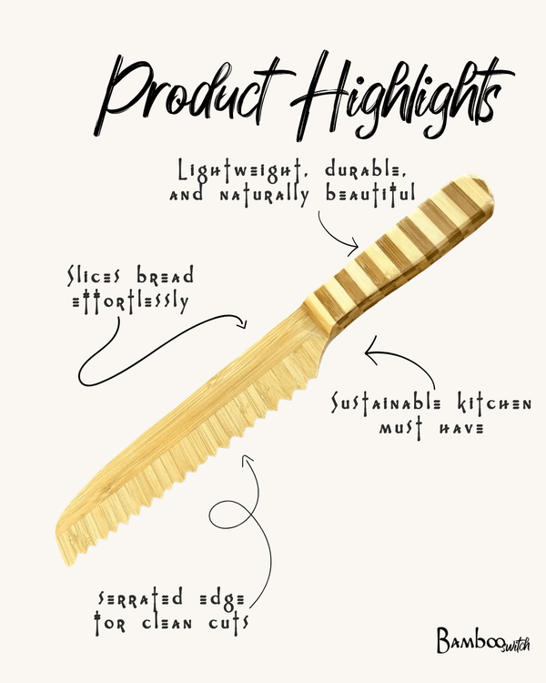Bamboo Bread Knife
