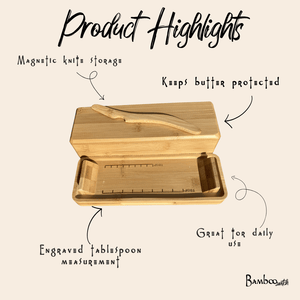 Bamboo Butter Dish
