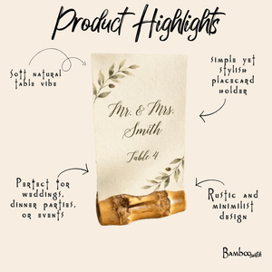 Bamboo Card Holder