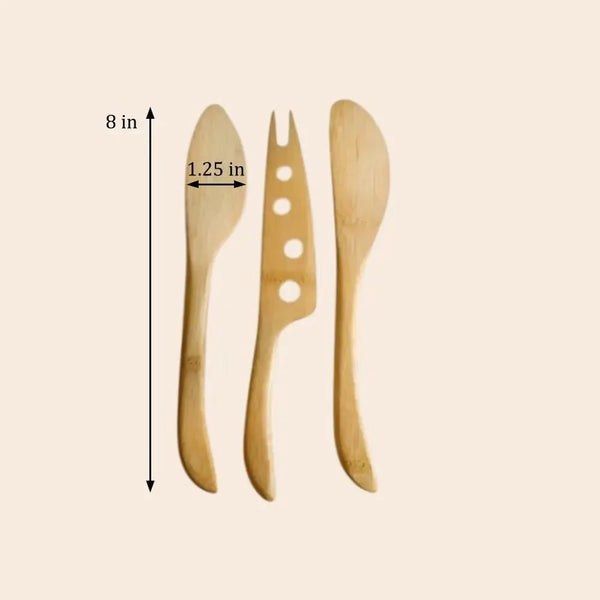 Bamboo Cheese Knife Set