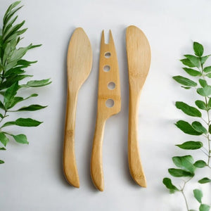 Bamboo Cheese Knife Set