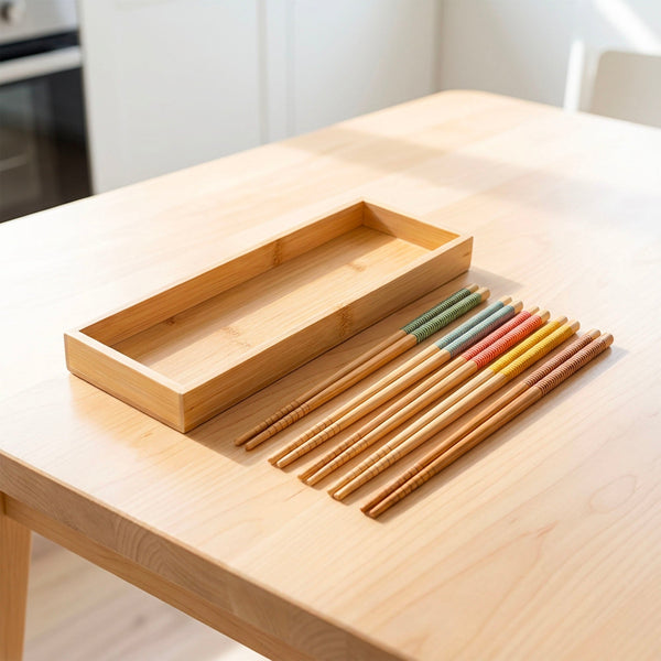Bamboo Chopstick Box - Large