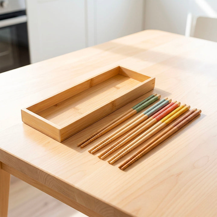 Bamboo Chopstick Box - Large