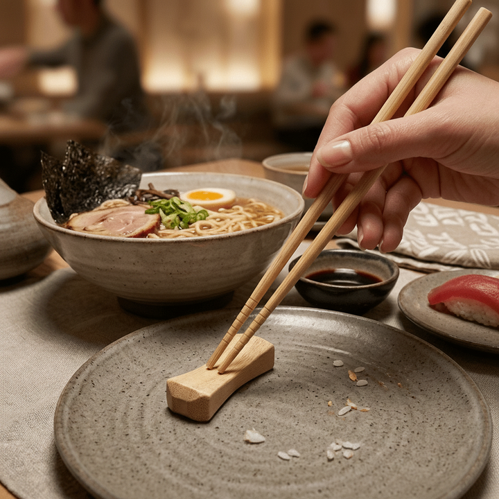 Bamboo Chopstick Rest