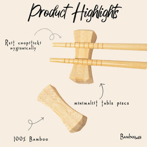 Bamboo Chopstick Rest