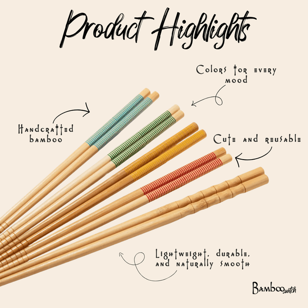 Bamboo Chopsticks | Set of 2