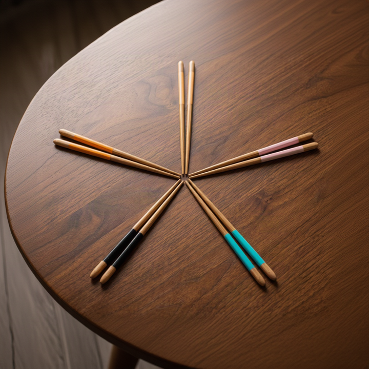 Bamboo Chopsticks Colorful Set