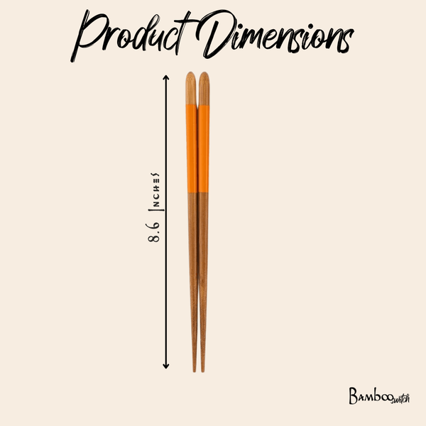 Bamboo Chopsticks Colorful Set