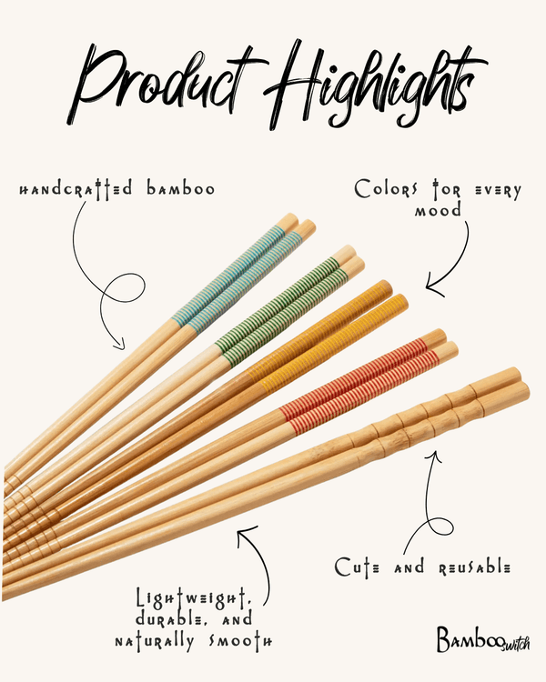 Bamboo Chopsticks | Set of 2