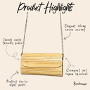 Bamboo Clutch Purse
