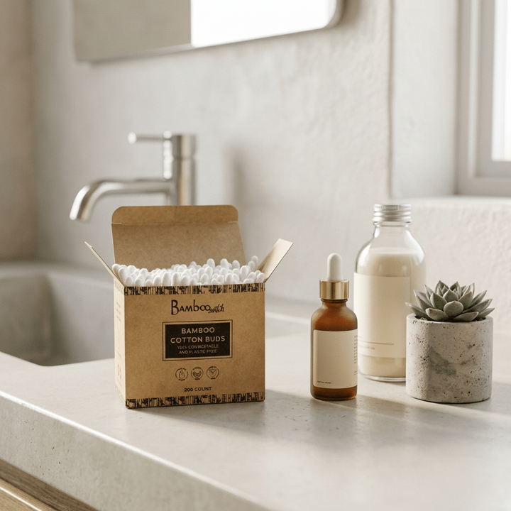 Bamboo Cotton Ear Buds | 200 ct