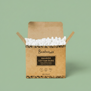 Bamboo Cotton Ear Buds | 200 ct