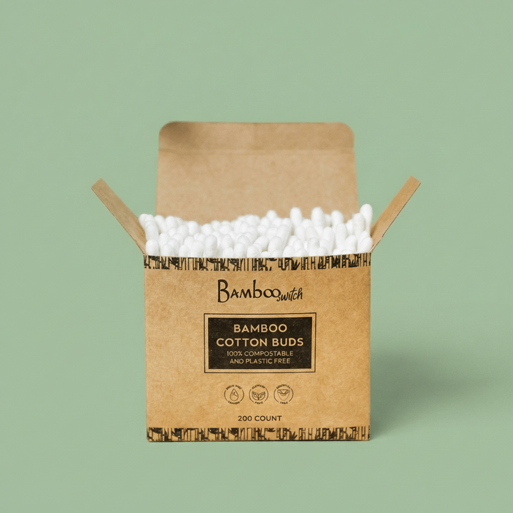 Bamboo Cotton Ear Buds | 200 ct