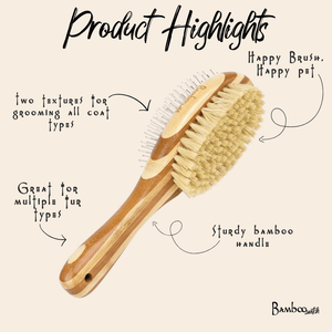 Bamboo Dog Brush for All Coats
