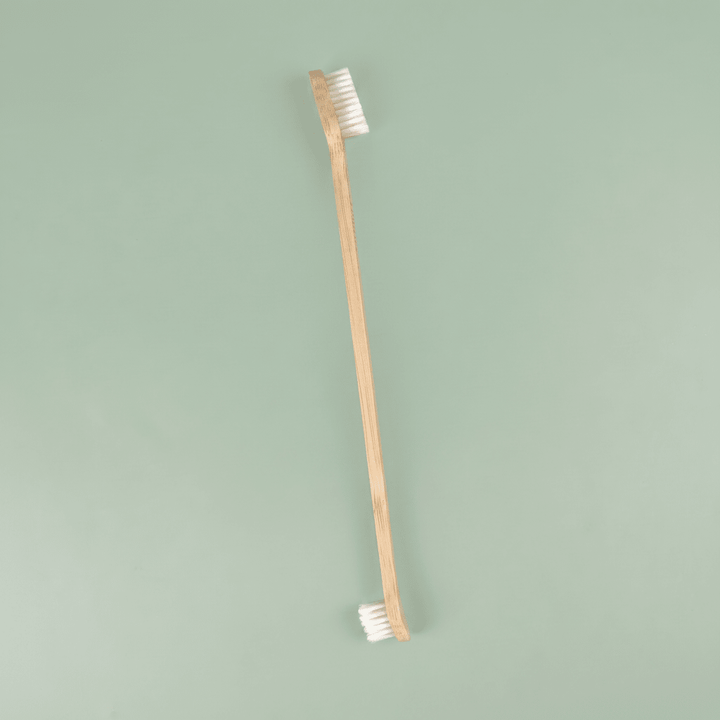 Bamboo Dog Toothbrush | Double-Sided