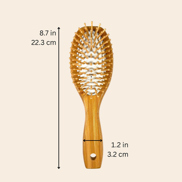 Bamboo Double-Sided Hair Brush