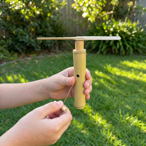 Bamboo Dragonfly Copter Kids Toy