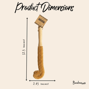 Bamboo Drinkware Cleaning Brush XL | Straight