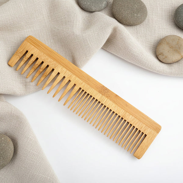 Bamboo Dual Pocket Comb