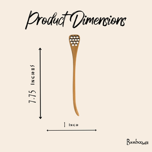 Bamboo Honey Dipper Spoon