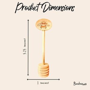 Bamboo Honey Dipper Wand