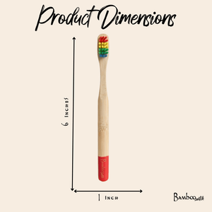 Bamboo Kids Toothbrush | Round Handle