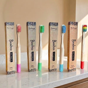 Bamboo Kids Toothbrush | Round Handle