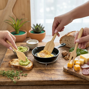 3-Piece Bamboo Kitchen Utensil Set