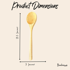 Bamboo Ladle | Straining Spoon