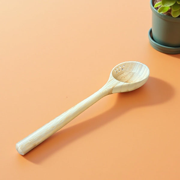 Bamboo Ladle | Straining Spoon