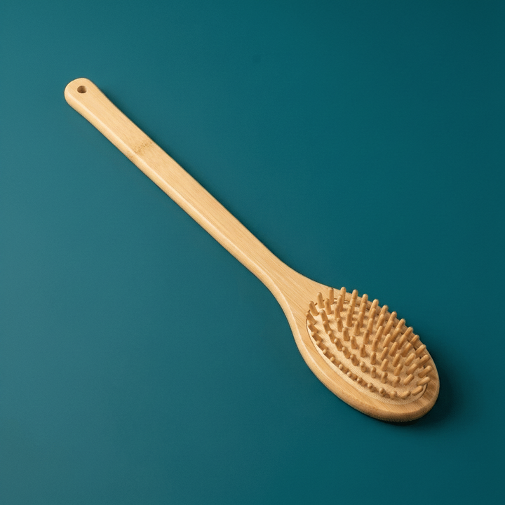 Bamboo Long Handle Back Massager