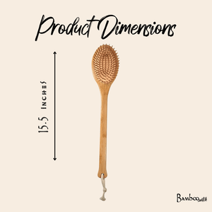 Bamboo Long Handle Back Massager