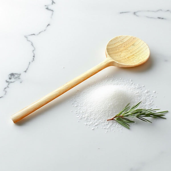 Bamboo Long Handle Round Spoon