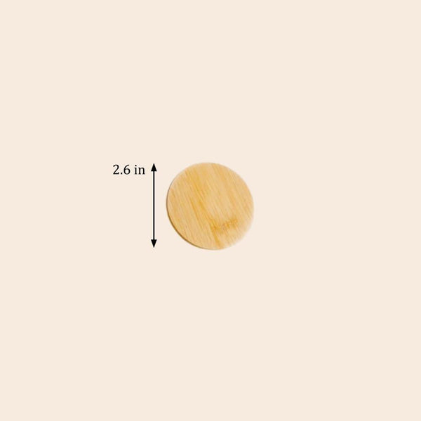 Bamboo Mason Jar Lids