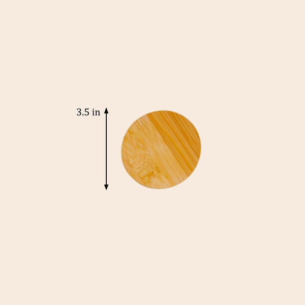 Bamboo Mason Jar Lids