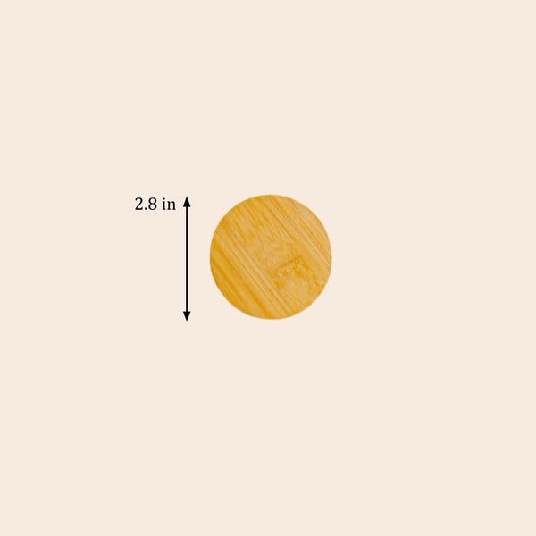 Bamboo Mason Jar Lids