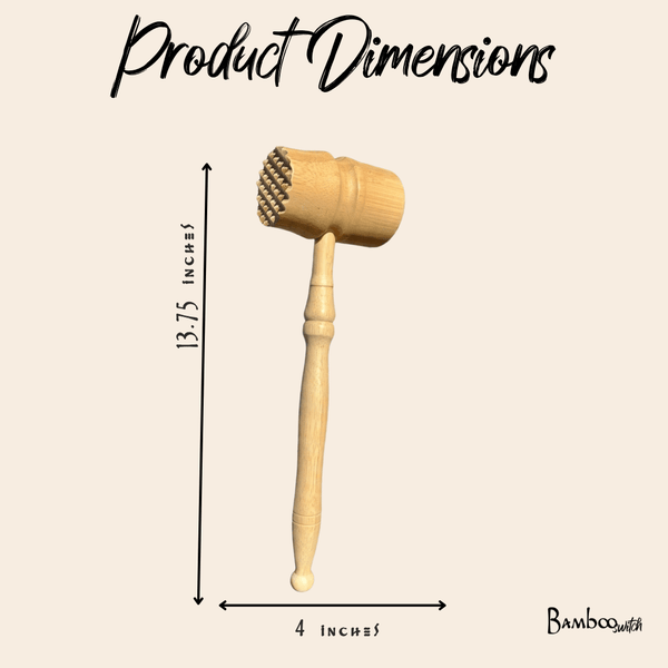 Bamboo Meat Hammer/Tenderizer